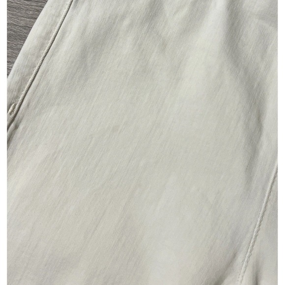 Free People Penny Stretch Pull-On Mid Rise Flare Jeans Worn White SZ 29 (28x33) - Picture 5 of 11